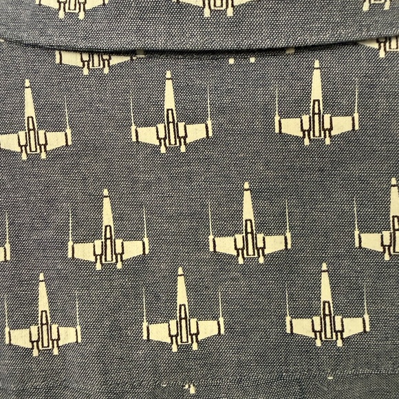 Star Wars X Wing Starfighter Button Down Shirt - Picture 7 of 16